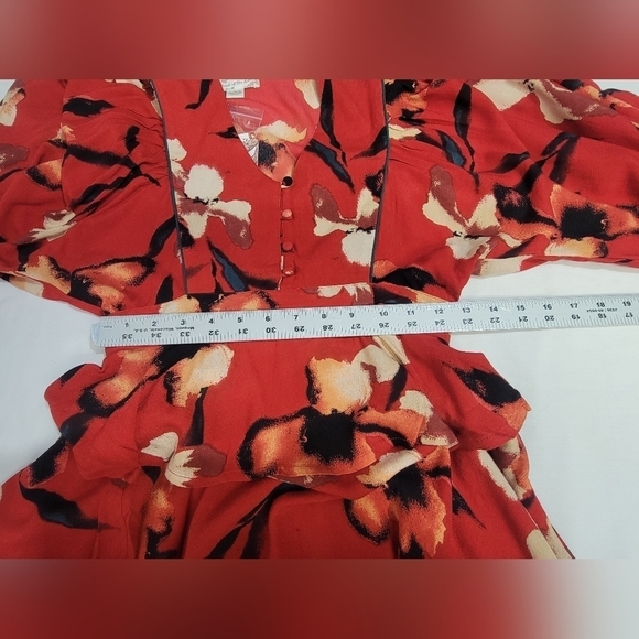 BAND OF THE FREE BAND OF GYPSIES DOLLY Women's Size Small Mini Floral Print - Picture 3 of 15